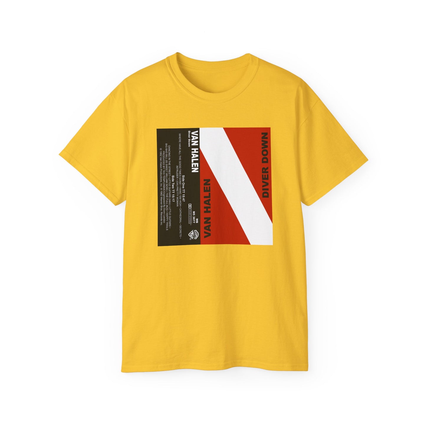 DeCon Albums Presents - Van Halen - Diver Down Cassette Cover (1982)